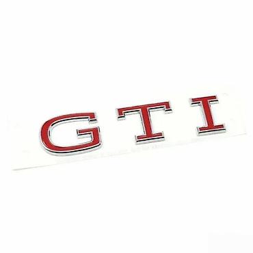 Auto delovi, gume i tjuning: Samolepljiv znak GTI novi tip. Novi tip znakova za Vw GTI. ✨ Znakovi — 1