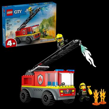 игрушечные коляски для детей: Lego City 🏙️ 60463 Пожарная лестница 🚒 New 2025! рекомендованный