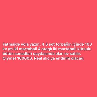 ev səkli: Fatmayı 4 otaqlı, 160 kv. m — 1