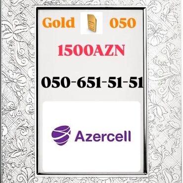 210 azercell nomre satiram: Nömrə: ( 050 ) ( 6515151 )