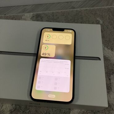 Apple iPhone: IPhone 13 Pro Max, Б/у, 256 ГБ, Голубой, Защитное стекло, Чехол, Кабель