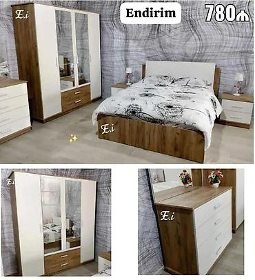 kalistamon agaci: Yataq otağı dəsti – Endirim 780₼ Komplekt: - 2 nəfərlik çarpayı (ağ — 1