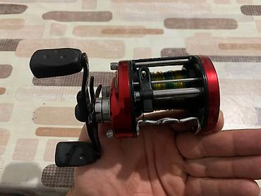 Ovçuluq və balıqçılıq: Abu Garcia Ambassadeur 6600SX multiplier reels red black. 5.3:1 gear — 8