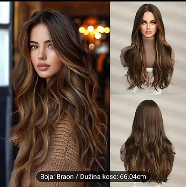 Perike i klipse: Perike – više modela i dužina - Tip: ženske modne perike sa dugim — 4