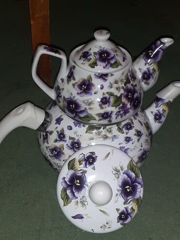 çay desti: Çay dəsti, rəng - Ağ, Farfor, Alpina, 10 nəfərlik, Türkiyə