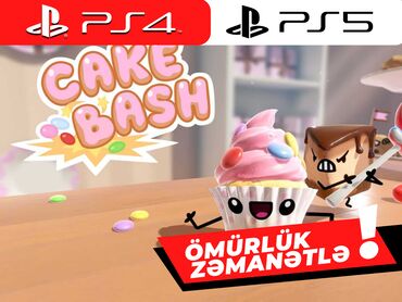 psn: Cake bash oyunu dillər: i̇ngi̇li̇s və s. ömürlük zəmanətlə🔥🔥🔥