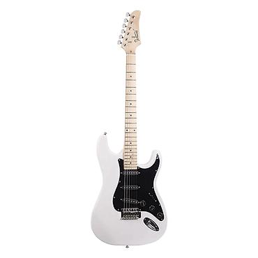 Elektro gitaralar: №: 5404 Məhsulun adı: Elektrik gitara Glarry Black/White Brend: Glarry — 1