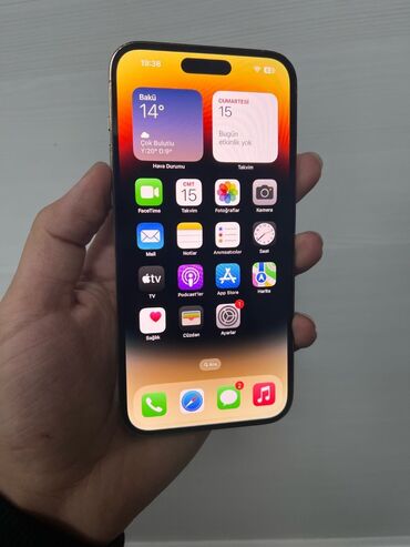 ayfon 14 pro ikinci el: IPhone 14 Pro Max, 128 GB, Qızılı