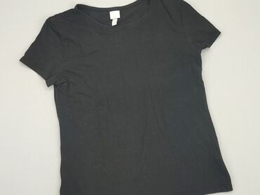 top secret czarne bluzki: T-shirt, H&M, L (EU 40), condition - Fair