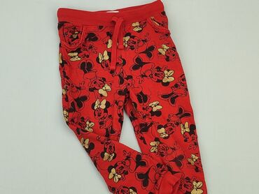 czerwona bluzka 116: Sweatpants, Disney, 5-6 years, 110/116, condition - Good