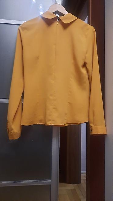 crivit torba: Ženska elegantna bluza u boji senfa. - Model sa dugim rukavima i — 4