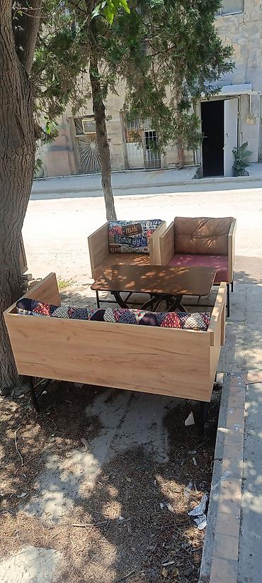 masa satisi: Mebelden yıxılmış divan və kreslolar satışda divan 150manat kreslo 85 — 3