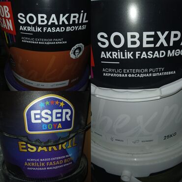 yeni aboylar: Emulsiya, Akril, SOBSAN