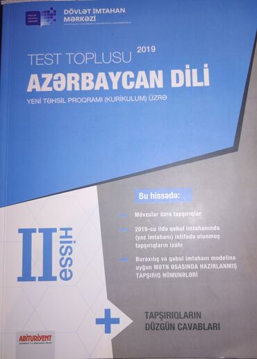 azərbaycan dili test toplusu 2 ci hissə pdf 2019: Azərbaycan dili (test toplusu) ll hissə