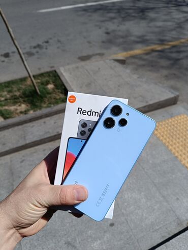 xiaomi miband: Xiaomi Redmi 12, 128 ГБ, цвет - Синий, 
 Гарантия, Отпечаток пальца, Две SIM карты