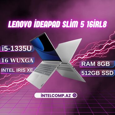 Lenovo: Intel Core i5, 8 GB, 16 "