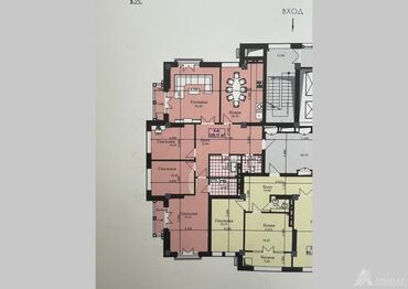 ихлас ош плаза: 4 комнаты, 126 м², Элитка, 10 этаж, ПСО (под самоотделку)