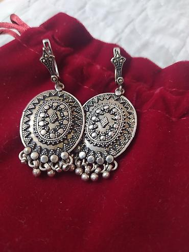 Серебряные серьги: Серебряные серьги, Проба 925, Женские — 3