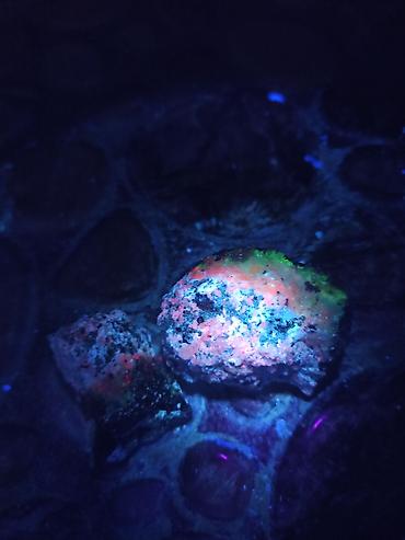s150 satışı: Uv Rəngli Floresan Qeyri-Adi Təbii Daş Satılır 💎 Kolleksionerlərin — 1