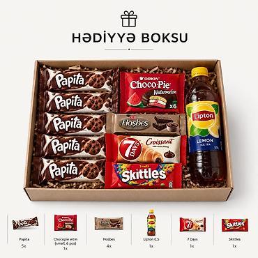 Şəkər: 🎁 Hədiyyə Şirniyyat Boksu Sevdikləriniz üçün hazır və dadlı hədiyyə! — 1