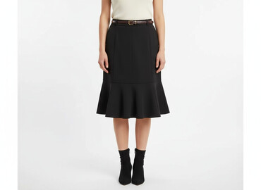 czarne spódnice tiulowe midi: Women`s skirt, size L