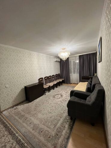 квартира берилет 4500: 3 бөлмө, 58 кв. м, 104-серия, 5 кабат, Евроремонт
