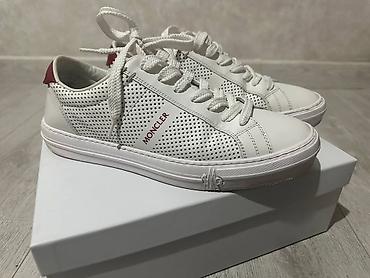 кр секс: Мужские кроссовки, 41, Moncler, Б/у, цвет - Белый — 1
