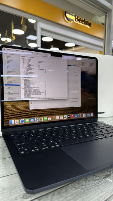 Ноутбуки и нетбуки: Нетбук, Apple, 8 ГБ ОЗУ, Apple M2, 13.5 ", Б/у, Для несложных задач, память SSD