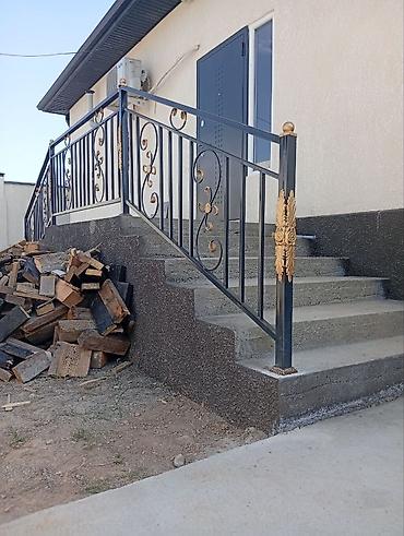 Готовые перила: Готовые перила, Материал: Кованное железо, Для крыльца — 44