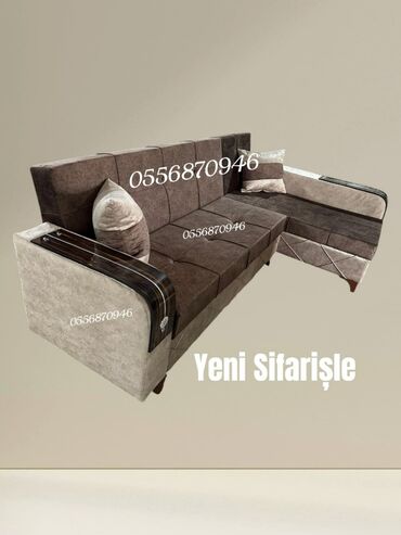 Sifarişlə divanlar: Künc divan, Qonaq otağı üçün, Parça, Bazalı, Açılan, Kitab — 16