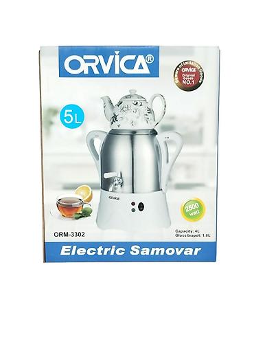 Техника для кухни: Elektrikli Samovar Orvica 3302 - 2500W - 4L - Ağ/Qara - 64.99AZN — 3