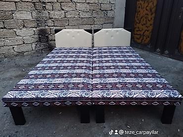 taxta carpayı: Təzə çarpayılar. Taxtadan yıgılır ustu dikdən. Mohkəmliyinə zəmanət — 3