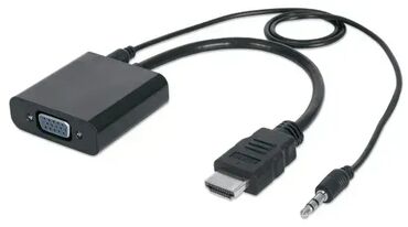 lidl turpija za pete: Brand: Manhattan Model: Adapter Manhattan 151559 HDMI/M - VGA/F +