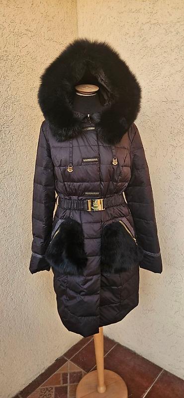 fsbn jacket: Perjana zimska jakna s prirodnim krznom Krzno se skida. Velicina L — 7