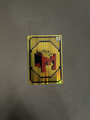 Oyuncaqlar: Minecraft Meal McDonalds Fry Helmet Skin Kod McDonald’s və Minecraft