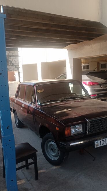 VAZ (LADA): LADA Riva/2107 sedan – klassik dizaynlı, tünd 🍒-bordo rəngli kuzov — 17