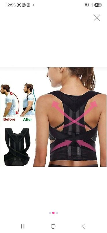 beli: Dayaqlı bel və kürək üçün duruş düzəldici korset - Kürək və bel — 2