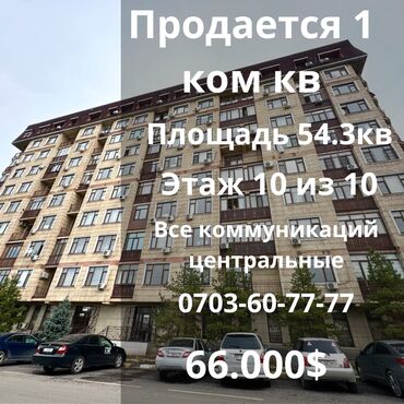 Продажа квартир: 1 комната, 54 м², Элитка, 10 этаж, Евроремонт