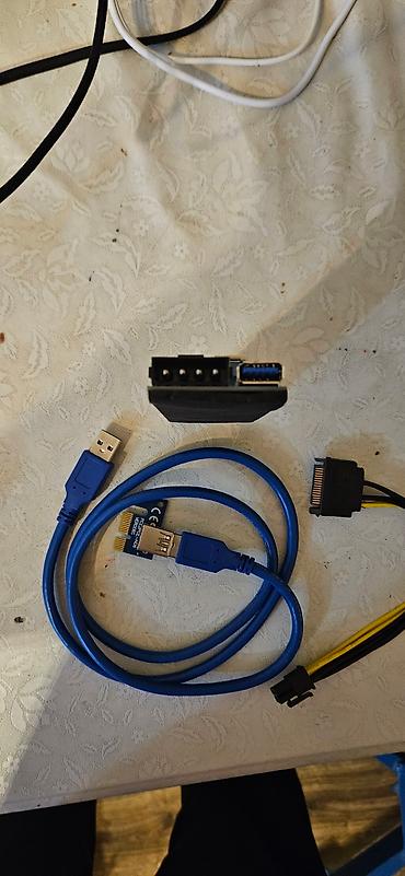 кронштейн для видеокарты: PCI-E riser dəsti – PCI-E 1x → 16x (model: PCE164P-N03, VER 006S) — 4