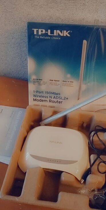 router modem: 20 AZN TP-LINK, MODEM ROUTER Rəngi ağ yenidir. Çatdırılma Azadlıq
