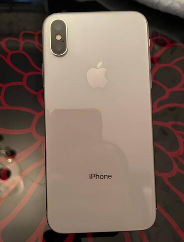 IPhone X, 256 ГБ, Белый, Гарантия, Отпечаток пальца, Беспроводная зарядка