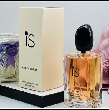 Ətriyyat: "Si markalı, 100ml həcmli eau de parfum. Zərif ətirləri sevənlər üçün