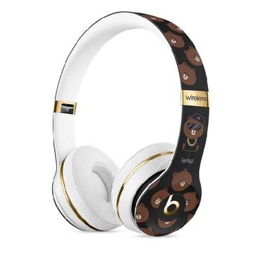 наушники беспроводные большие с ушками: Наушники Beat Solo 3 Wireless Headphones - Brown Bear 90th Anniversary