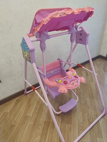 at oyuncaqlari: Uşaq yelləncəyi – Baby Land - Rəng: çəhrayı/bənövşəyi tonlarda - — 1