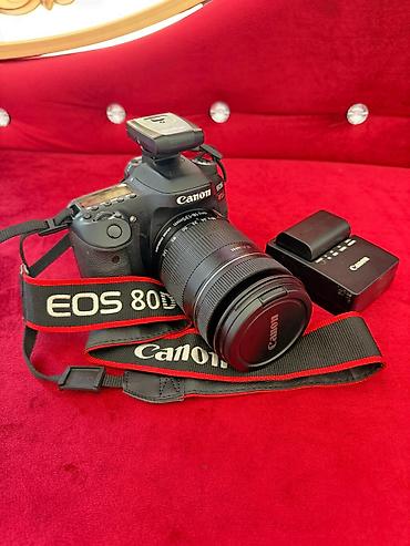 fotoaparat icarə: Fotoaparat Canon 80D.qiymet 750 man.Unvan yeni gunewli.kod9890⚡gnk — 1