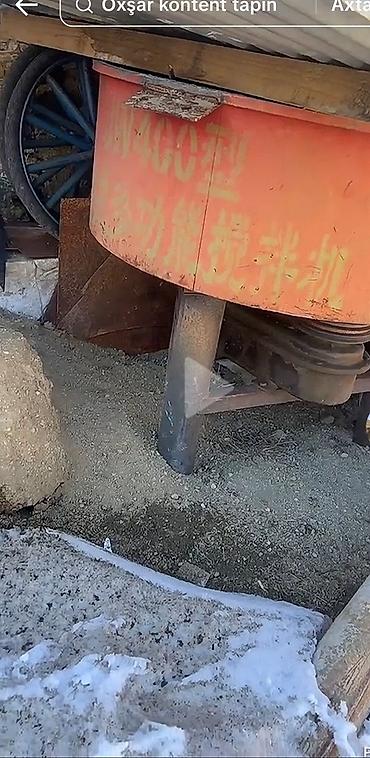gips blok: Sənaye tipli qarışdırıcı – qum/çınqıl/sement və analoji inşaat — 1