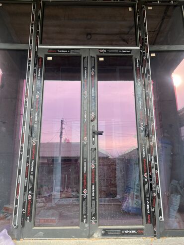 Пластиковые окна на заказ: Пластиктен эшик терезе витраждар Алюминийден эшик фосат понарама Биз — 3