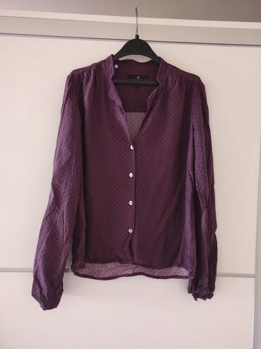 karirane košulje ženske: M (EU 38), Viscose, color - Burgundy