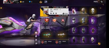 gümüş qiyməti 2023: Free Fire hesabı – yüksək səviyyəli, zəngin kolleksiya və nadir