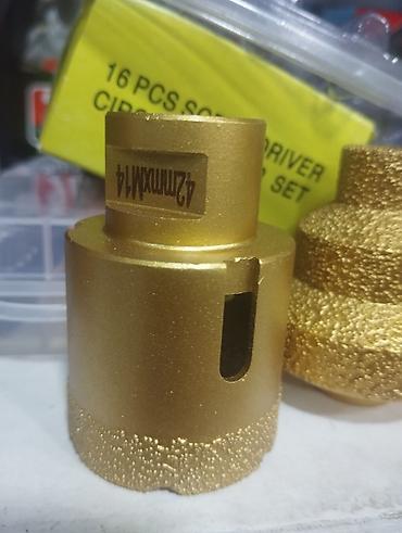 ucuz misarlar: Məhsul: Diamond örtüklü karot uc (quru kəsim üçün) - Ölçü: 42 mm x — 1